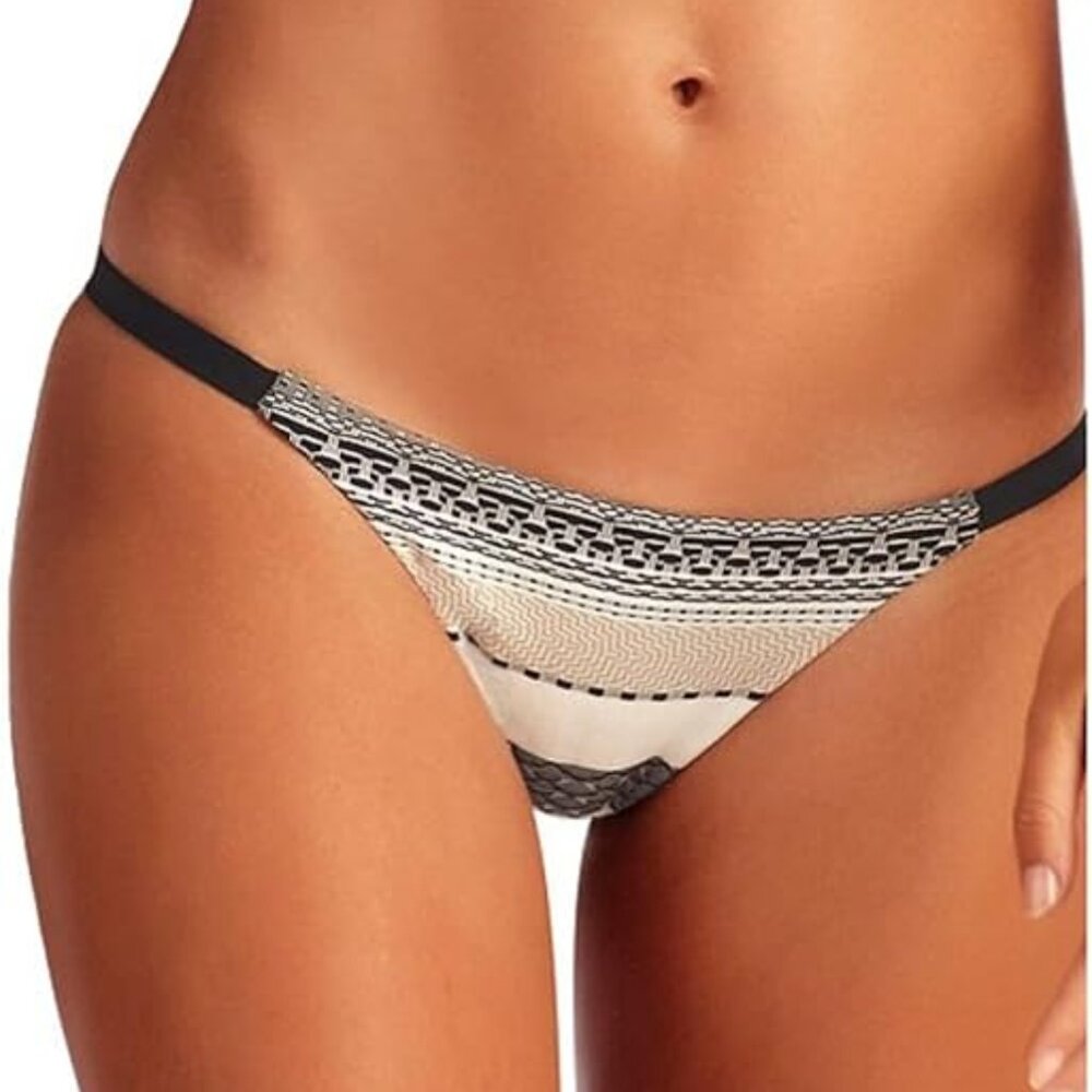 Vitamin Classy Beach Days Bikini Cheeky Swimsuit Bottoms with Strappy Sides